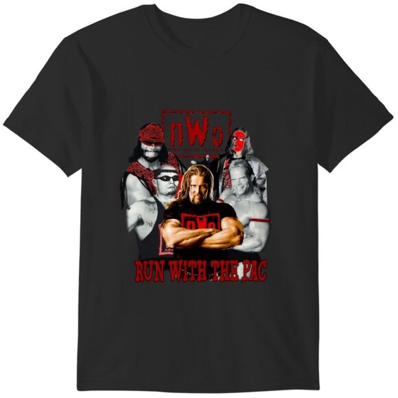 NWO Wolfpac 1998 Pro Wrestling Graphic 90s Style Sports Fan Streetwear T-Shirt05 - Picture 1 of 5
